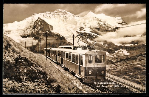 Cartolina jungfraujoch - cartolina,