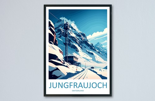 Stampa viaggio jungfraujoch - stampa, da