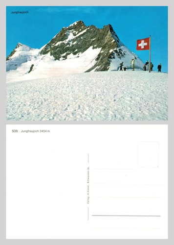Postcard jungfraujoch swiss - -,