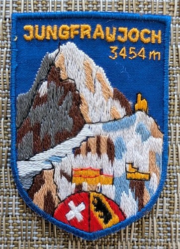 Patch sci vintage - , jungfraujoch