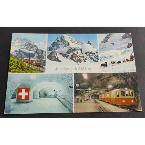 Cartolina jungfraujoch - jungfraujoch,