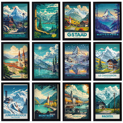 Poster vintage viaggio vacanze - viaggio,
