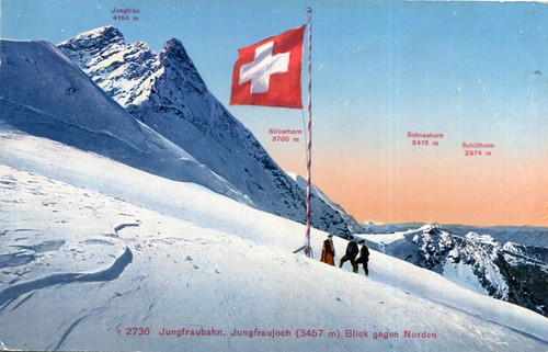 Carte suisse jungfraubahn - suisse,